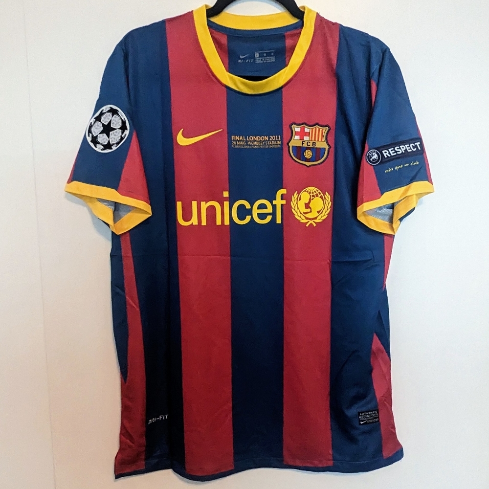 FC Barcelona Xavi #6 Jersey Champions League Final 2011